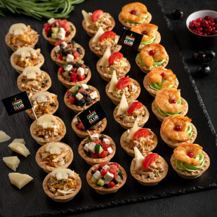 Ассорти тарталеток к вину